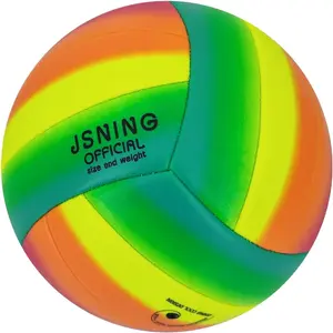Volleyball, Volley lite for Outdoor Indoor Beach Game, Soft Touch, Official Size 5, Cute Cool Design