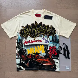 Summer New Godspeed Cotton T-shirt Men Women Top Quality Streetwear GOD SPEED Short Sleeve Hip Hop Tee