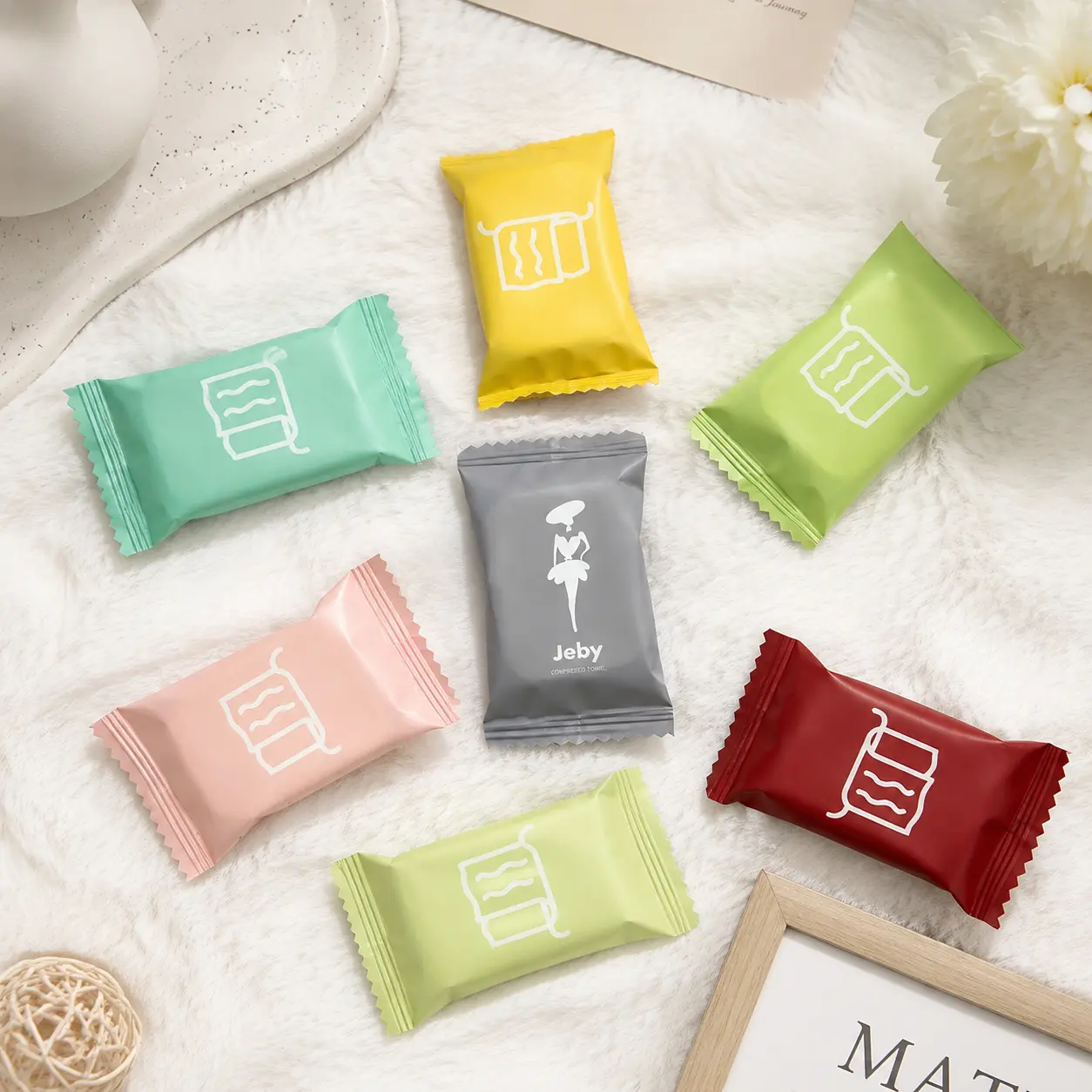 Portable Compressed Face Towel Set (14-Pack) — 100% Natural Plant Fiber Disposable Travel Towels | Ultra Soft, Thickened & Lint-Free | Expanding Magic Coin Tissues for Travel, Camping & Gym | 24x30cm Large Size