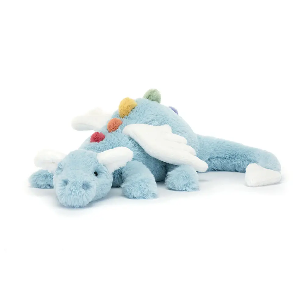 Jellycat Dragon Plush Toy – Soft Stuffed Dragon Teddy, Cozy Cuddly Fantasy Animal Plushie, Cute Gift for Kids & Adults, Bedroom Décor & Collectible