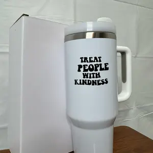 Harry Styles: TPWK Tumblr Mug with Lid, White Color, Comes with Straw, Ideal for Reusable Portable Drinkware - Tumbler, Cup, Bottle, Water Bottles, Washable