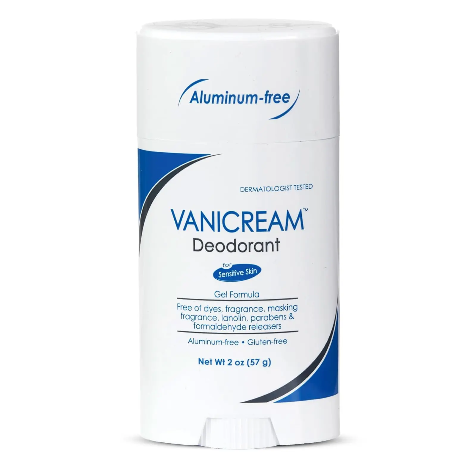 Vanicream Aluminum-Free Gel Deodorant, 2 Oz, Formulated without Common Irritants for Sensitive Skin, Water-Based Gel, Helps Reduce Odor, Unscented, No Alcohol, Talc or Baking Soda