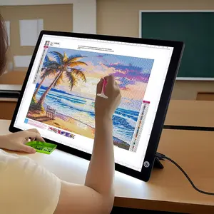 Diamond Painting Light Board, Drawing Copy Light Box, Tracing Drawing Pad, 3-Level Brightness Adjustment, Ideal for Artists