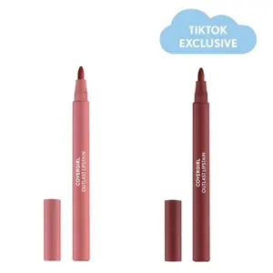 COVERGIRL Contour + Stain Bundle: Outlast Lipstain Duo Cosmetic Lipstick