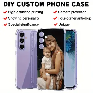 Phone case: Custom Phone Case.Customize personalized phone cases with family photos, daily life photos, and pet photos, 4-corner shockproof, with lens protection. Fits  A16/ A15/ A56/ A55/ A54/ A53/ A36/ A35/ A34/ A26/ A25, galaxy a16 5g phone case