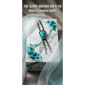 THE AZURE MATRIX BOLO TIE