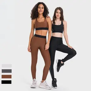 Women's Y-back Sports Bra with Reflective Stripes, D-ring Adjustable High Impact Workout Bra, Quick Dry Gym Fitness Top