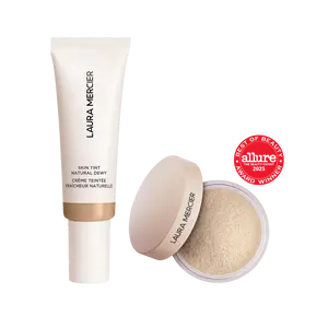 The All-Day Dew Bundle - Tinted Moisturizer Natural Dewy + Cult Favorite Translucent Loose Setting Powder Ultra-Blur Duo