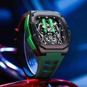 V12 Phantom Series Chronograph Calendar，watches for men，Watch With Quartz Movement, Men's Watch, Black Dial, Gift Box, Simple, Waterproof, Luminous Watch