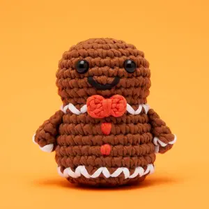 Gingerbread Man Crochet Kit