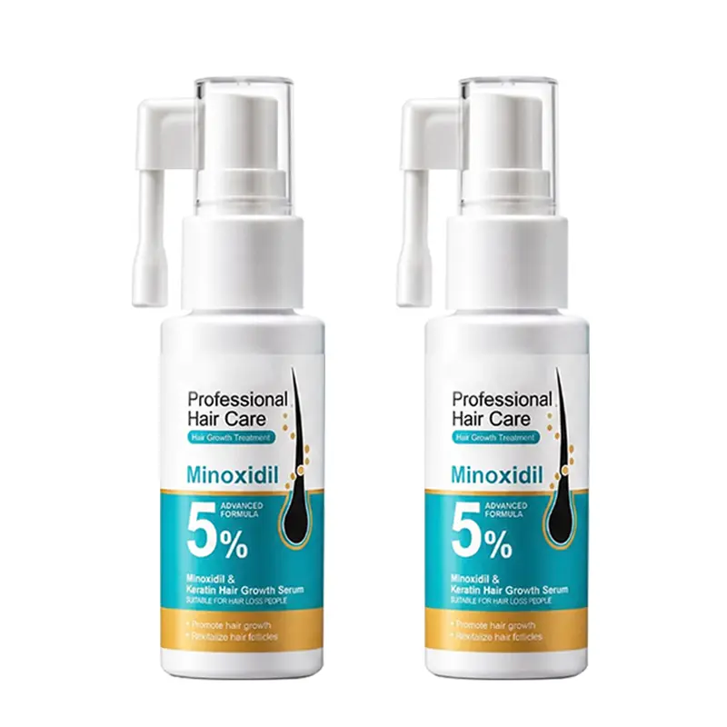 5% Minoxidil Hair Growth Scalp Massage spray bottle,Professional Hair Care Minoxidil
