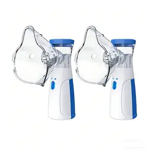 2PCS Portable Smart Humidifier with Auto-Cleaning & Dual Modes,  Handheld Humidifier for Respiratory Care at Home/Travel, Adult & Kid-Friendly Design (No Include Battery)