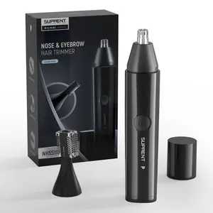 nose & eyebrow trimmer for men with IPX7 Waterproof Wet/Dry- Precision -Cordless Electric Trimmer -USB Rechargeable - SUPRENT - gifts for men