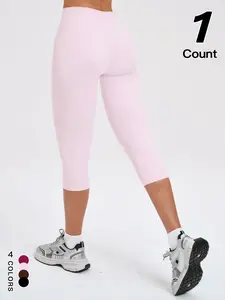 Viral Tiktok Trend 7/8 Leggings, High Waist Tummy Control Butt Lifting Capri Pants, Slim-Fitting Casual Wear for All Seasons, Womenswear