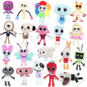 New Arrival Dandy's World Plush Cute Goob Pebble Scrap Stuffed Doll Horror Game Character Soft Plushie Kids Birthday Gift