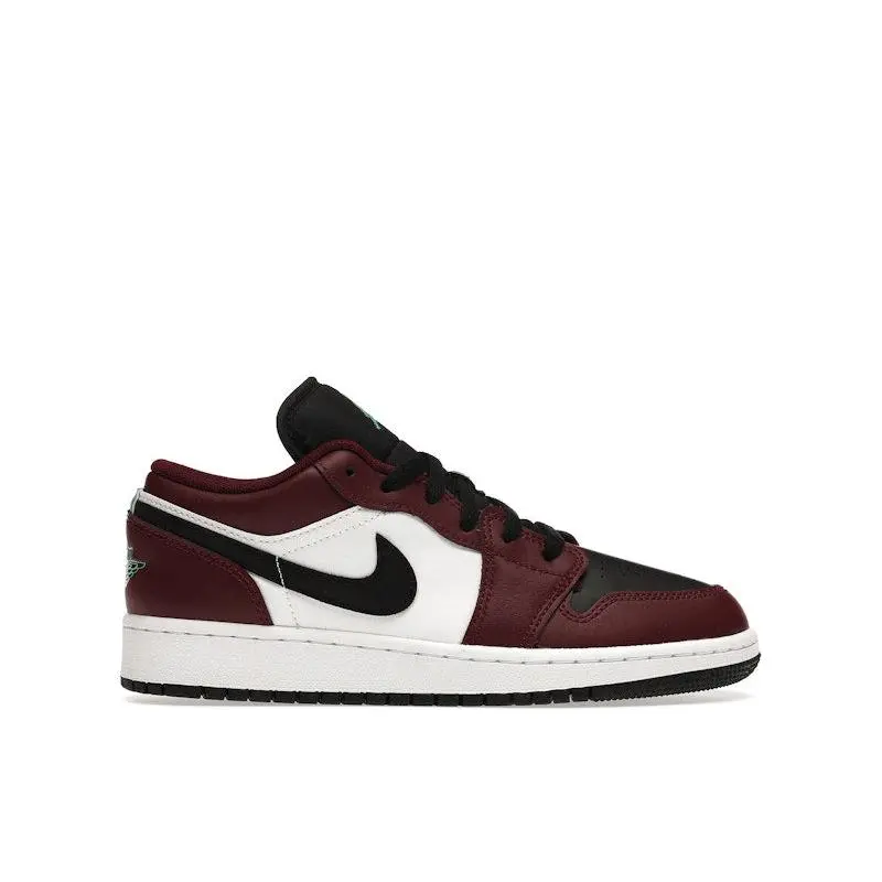 Jordan Kid's 1 Low SE Dark Beetroot Roma Green, from StockX
