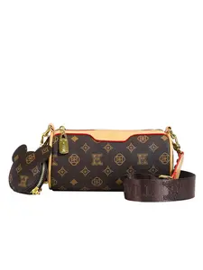 Cylinder bag small bag 2026 women's new retro shoulder fashion Boston pillow crossbody bag high-end women's bag