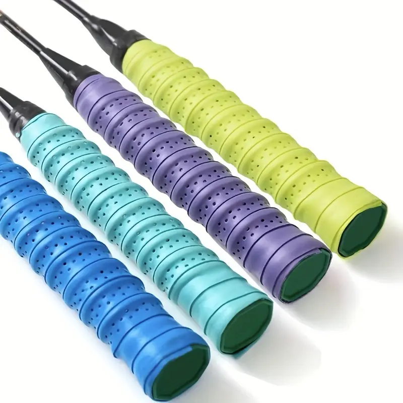 2/5pcs Multi-Purpose Anti Slip Grip Strap, Sweat Absorbing And Shock-Absorbing Grip, Suitable for Tennis And Badminton Rackets, Comfortable And Durable, Better Grip And Control
