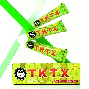 TKTX Numbing Cream 3-Pack (10g Each) - Lecithin-Based Topical Anesthetic for Tattoo Pain Relief, Waxing, All Skin Types | Fast-Acting