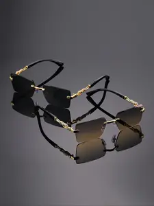 Unisex Frameless Trendy Glasses Set, Perfect for Parties, Vacations, Music Festivals, Stylish Future-Style Eyewear for All Occasions, Trendy Beach Eyewear, Trendy Shades