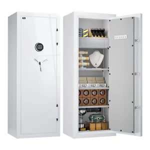 TIGERKING 13.12 Cu Ft Fireproof Safe with Digital Lock | Heavy Duty Large Home Safe, White