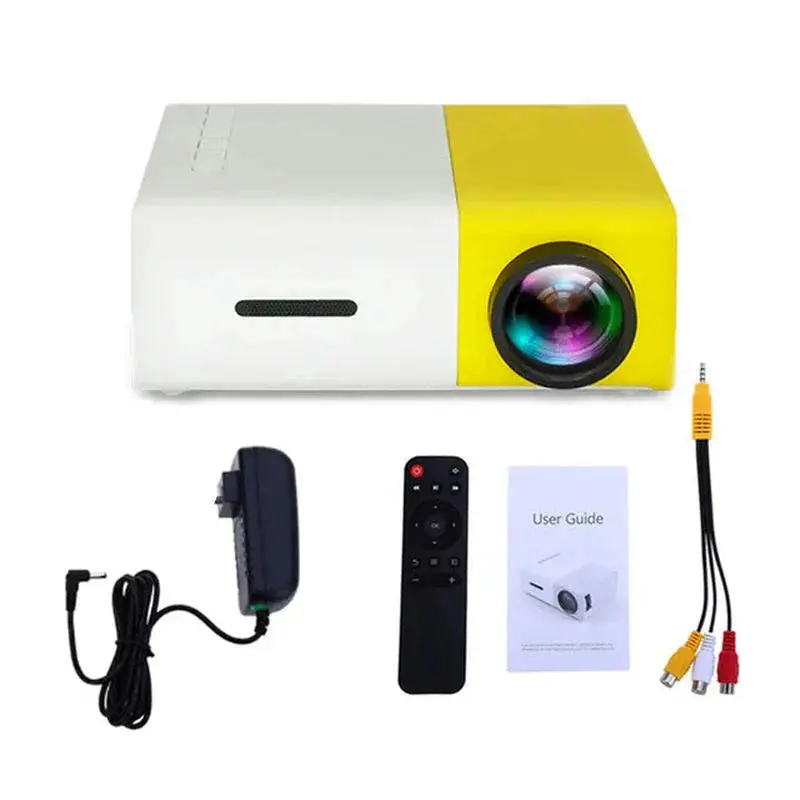 Ultimate Mini Projector - 1080P Full HD, Portable LED, 4K Playback & Versatile Connectivity