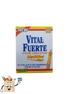Vital Fuerte Liquid Shot Multivitamin & Mineral Supplement 10-10ml Bottles