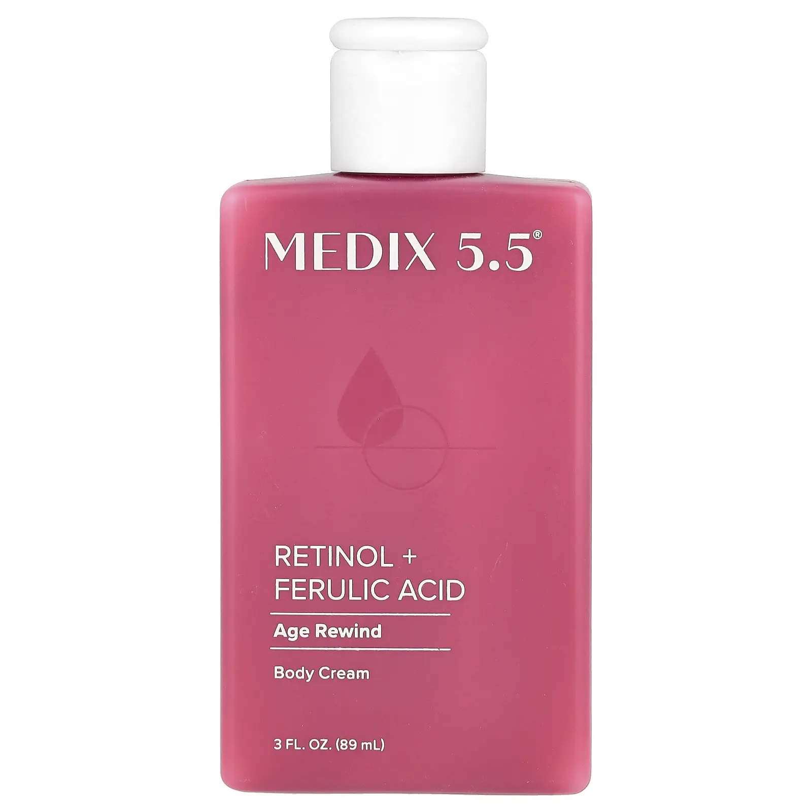 Medix 5.5 Body Cream, Age Rewind, Retinol + Ferulic Acid , 3 fl oz (89 ml)