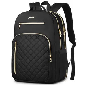 YAMTION 15 Inch Laptop Backpack for Women Bookbag School Backpack Computer Bag with Charger,Aesthetic Computer Backpacks for Girls College Work Mochila Mujer
