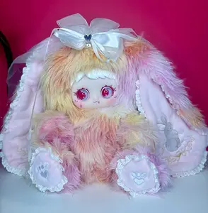 Yunni 600% Rainbow Rabbit Cotton Candy Plush Magnetic Blind Bunny Collectible