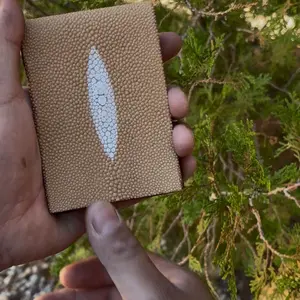 Handmade Stingray leather wallet