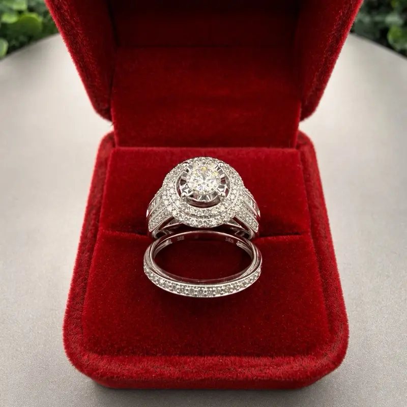 Anillo de plata 925 con Diamantes naturales