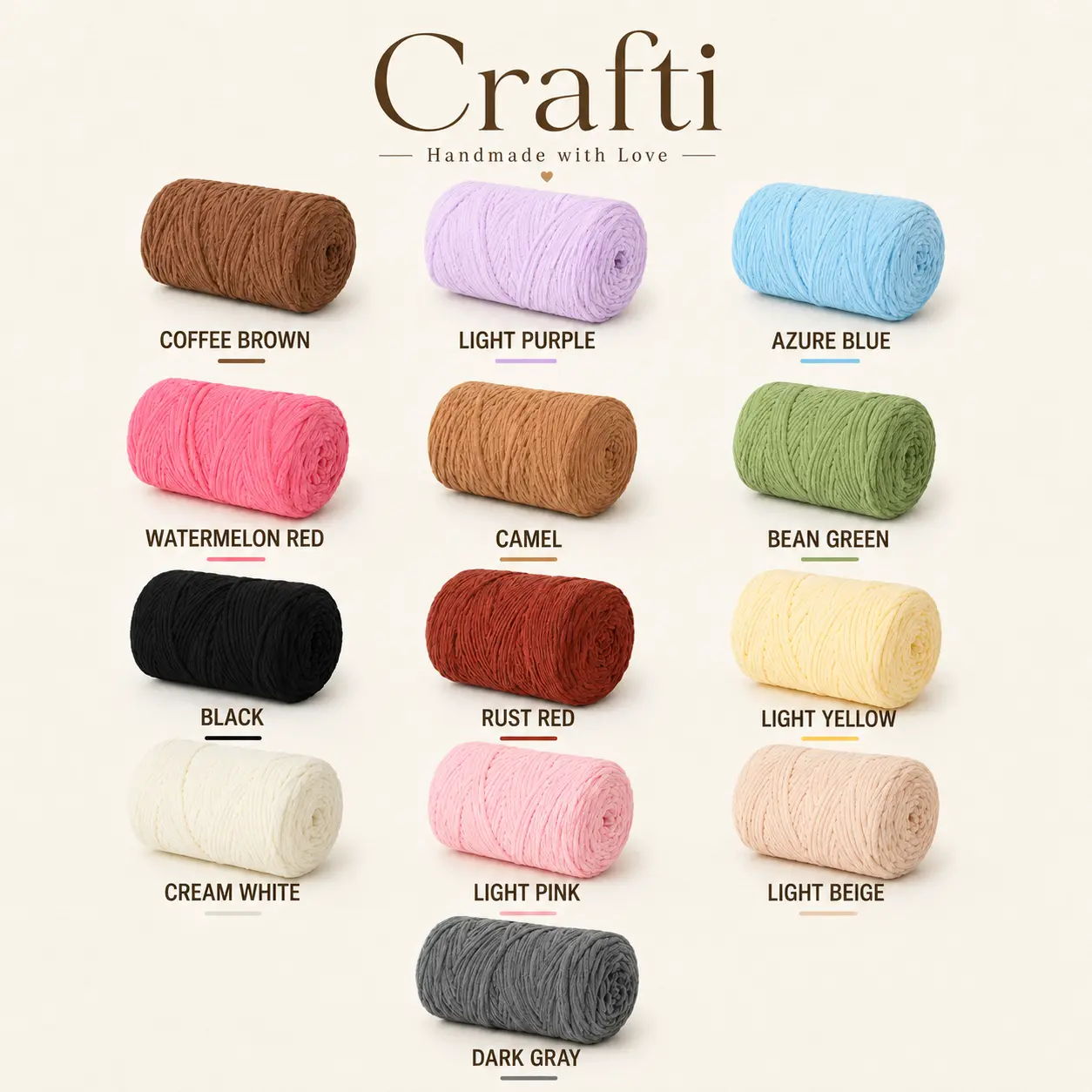 MULTIONS 5mm Chunky Fuzzy Yarn - Crochet & Handmade Knitting Supplies, Soft Thick Knitted Material for Throw Blankets, Amigurumi - 215yd/569yd All-Season Crochet Gifts (Mother’s Day, Back To School), No