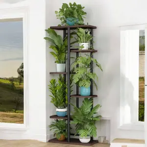 6-Tier 7 Pot Plant Stand Multifunctional Flower Rack for Indoor & Outdoor Spaces, Suitable for Various Rooms Home Display Decorative Modern Organiser Deals For You Days