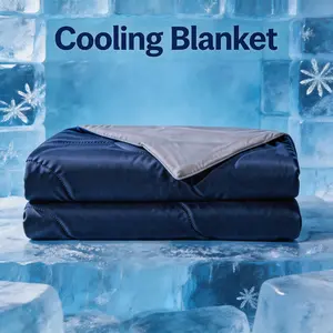 CANSUNCH Cooling Blanket, Dual-Sided Instant Cool Touch, Lightweight Breathable Summer Blanket, Silk Smooth & Cloud Soft for Hot Sleepers & Night Sweats