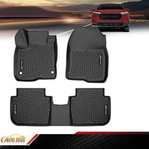 Fit For 23-24 Honda CR-V CRV TPE All Weather Anti-Slip Car Liners 3x Floor Mats
