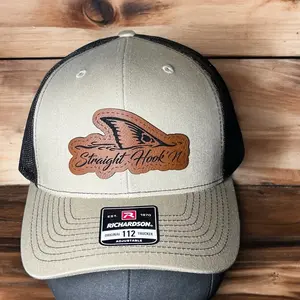Richardson 112  with straight hook’n leather patch