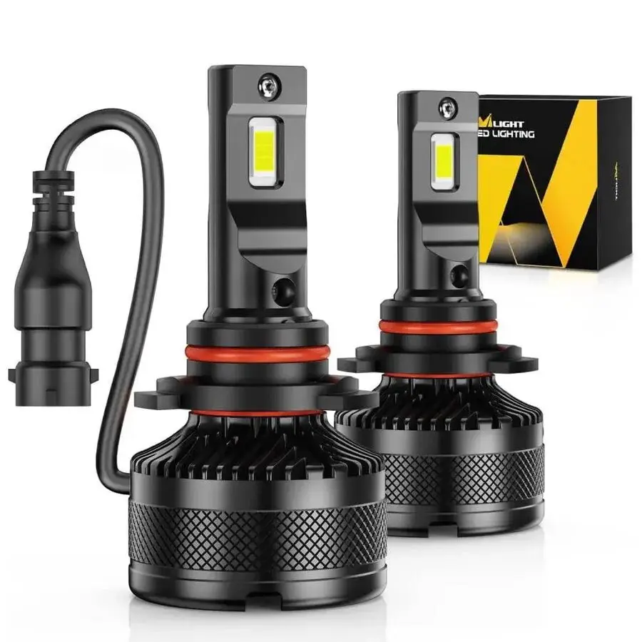 Nilight 9005/HB3 LED Headlight Bulbs N40 Series 100W 20000LM 6000K IP67 | 2 BULBS, Led Car Lights, Led Headlamp