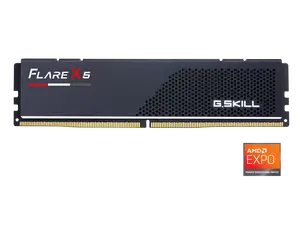 G.SKILL Flare X5 8GB 288-Pin PC RAM DDR5 6000 (PC5 48000) Desktop Memory Model F5-6000J3038F8GH1-FX5