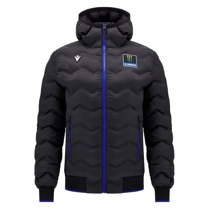 Monster Energy Yamaha  Men's Travel Padded Bomber Jacket - Black