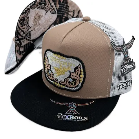 TEXHORN HANDCRAFTED CAPS, STYLE : TEXHORN BUCKLE