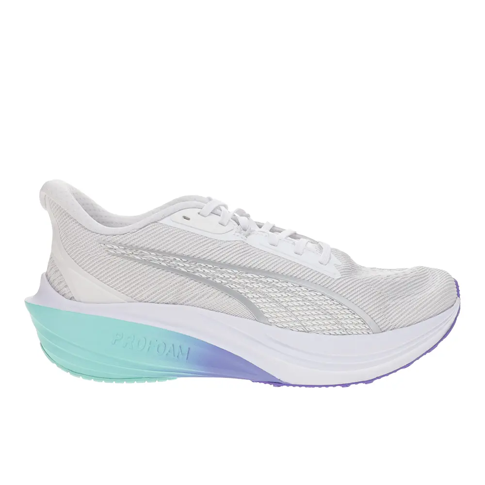 PUMA Womens Darter Pro Fade Running Sneakers Shoes - White