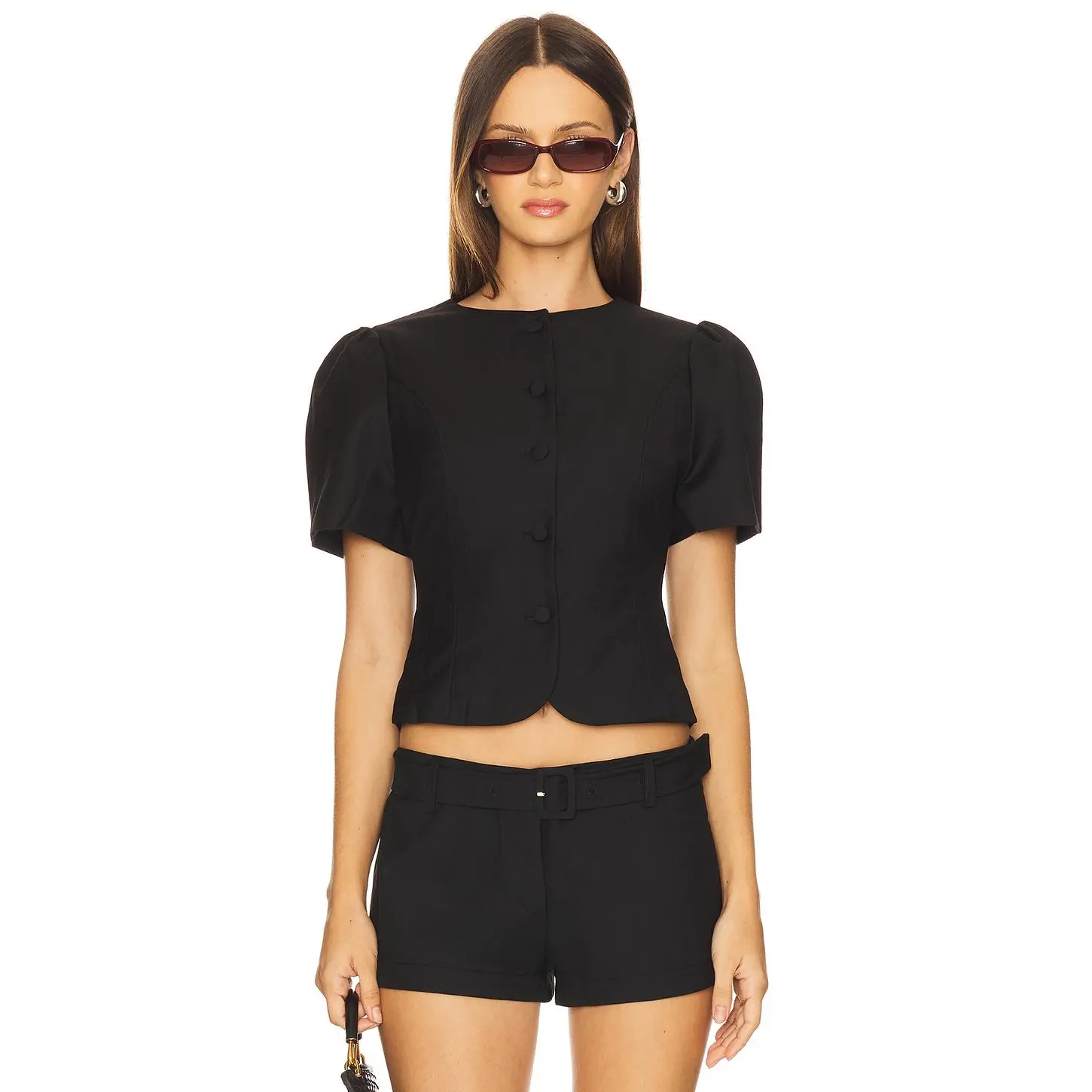 LIONESS Femme Blouse in Onyx