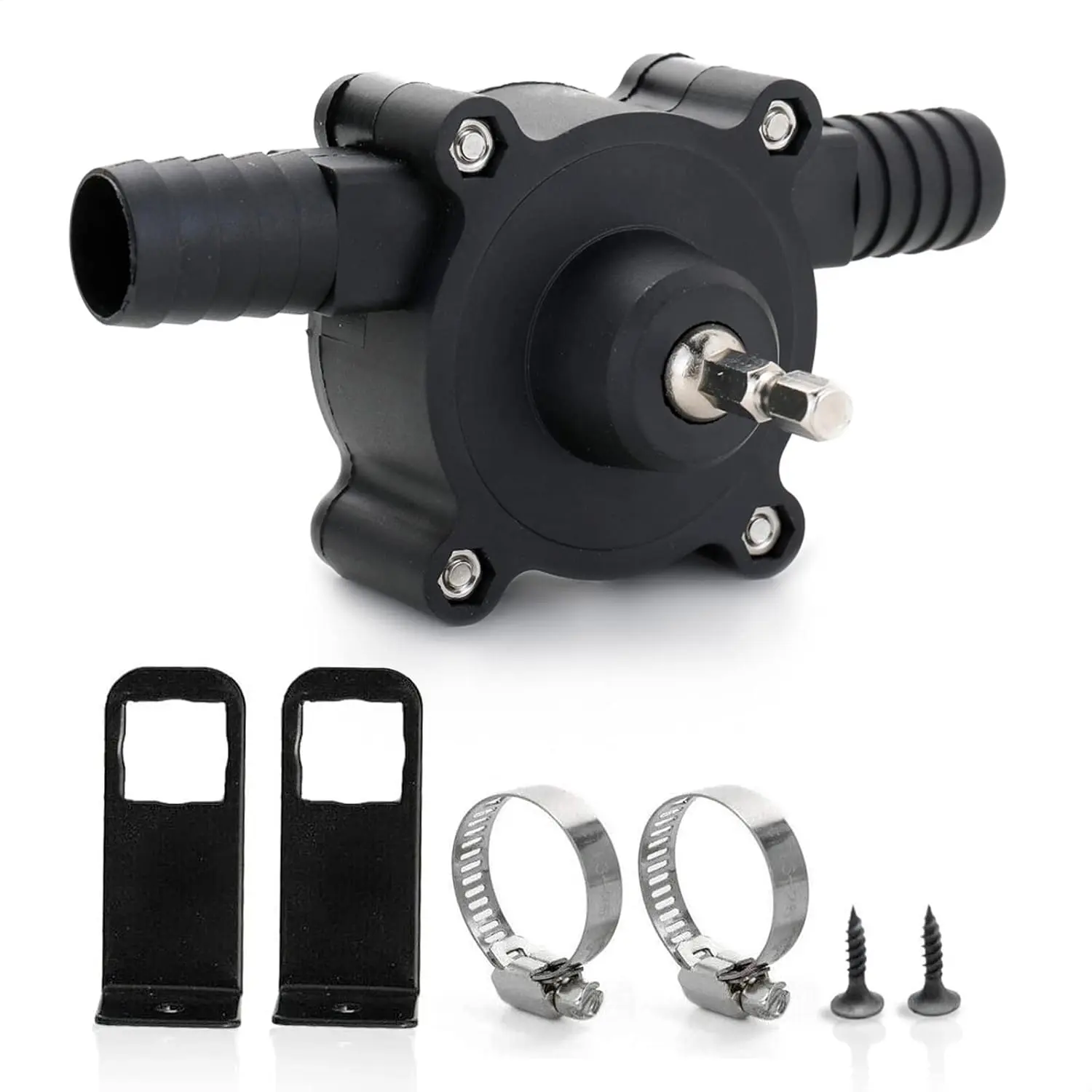 Portable Electric Self-Priming Drill Pump for Water & Liquid Transfer - Durable, Compact, Lightweight, Easy to Install & Use - Ideal for DIY Projects, Fathers Day, Dad Gifts, Husband Gifts - Water Pumps & Accessories