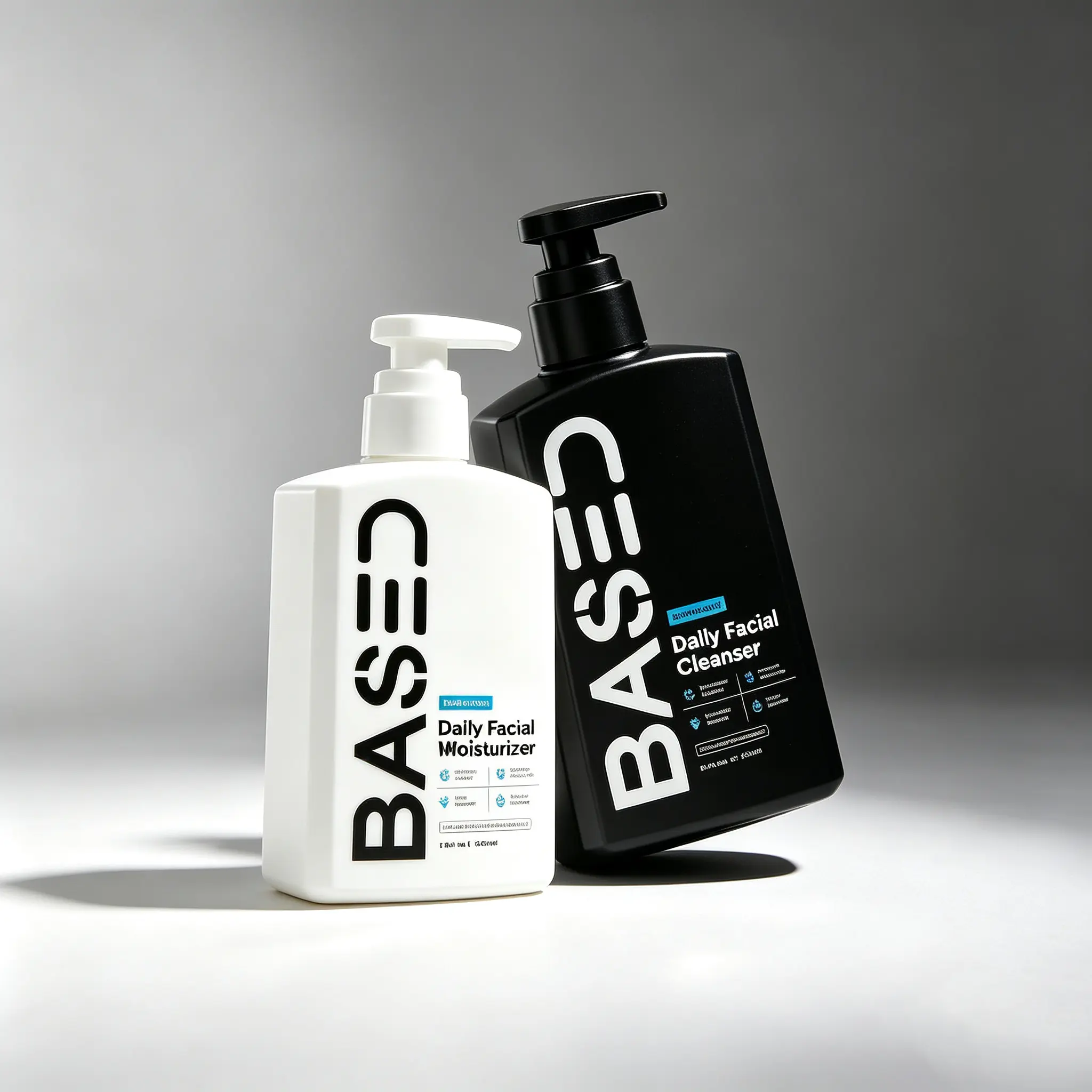 BASED Daily Skincare | Purifying Face Wash + Restoring Moisturizer | Built For All Skin Types | Science-Backed Ingredients | Science-Backed| Premium, Non-Toxic Ingredients | Hormone Safe – No Endocrine Disruptors