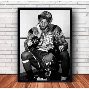 [SALE UP TO 43%] Kobe Bryant Basketball Legend Poster, Glossy Wall Art Print, Sports Decor for Home or Office, Gift for Basketball Fans and Collectors [UNFRAMED]