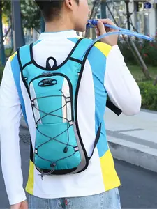 Hydration backpack with water bladder. Lightweight, adjustable straps and waterproof design. Ideal for running, hiking, cycling, climbing and camping. A thoughtful gift for outdoor lovers for holidays, birthdays and back-to-school.