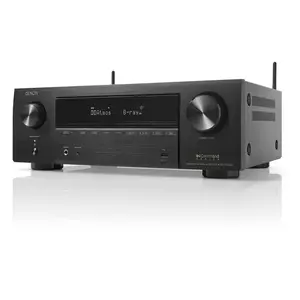 Denon AVR-X1700H 7.2ch 8K Home Theater Receiver with 3D Audio, Voice Control, and HEOS Built-in (Renewed) Amplifier Bluetooth
