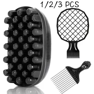 Twist Hair Sponge Brush for Afro & Curly Hair, Premium Curl Sponge Styler for Short Coily Hair, Easy Twist Styling Tool for Natural Hair for Men & Women, Hair Styling Tools
