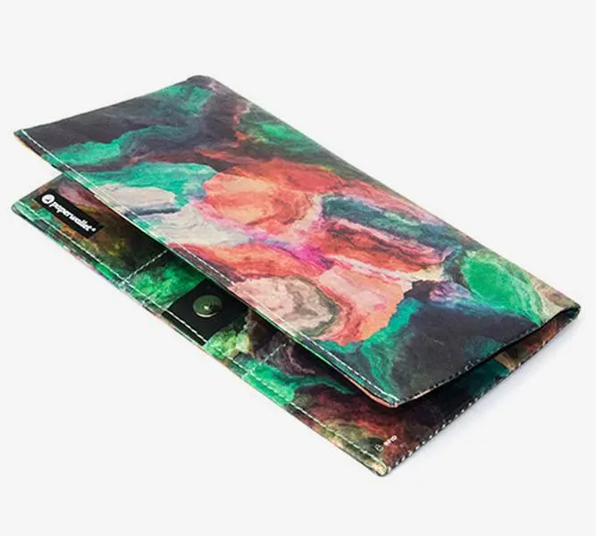 Effetto Farfalla Slim Simple Clutch Wallets by Artists with Tyvek Smart Material Unisex Design for 9 Cards and Cash Organization